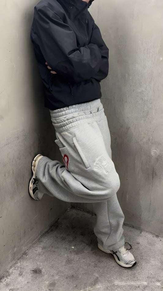 King’s Hand Baggy Sweatpants – Grey Special Edition